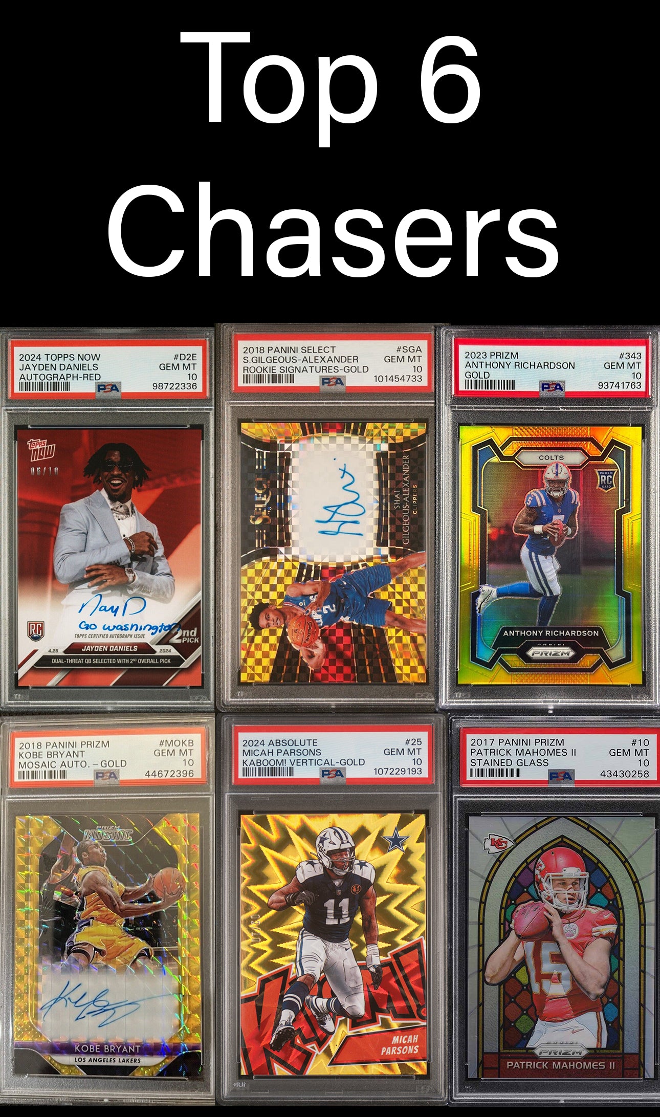 Tier 1 Multi Sport Dark Matter Pack 1-3 Guaranteed Graded/Single Cards "New Release"