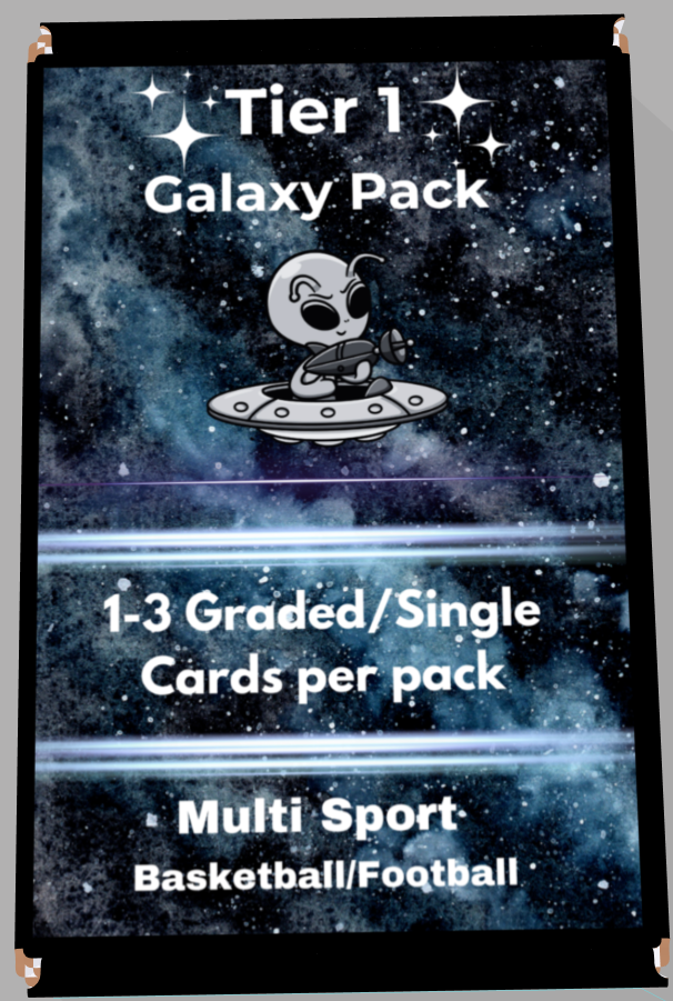 Tier 1 Multi Sport Galaxy Pack 1-3 Guaranteed Graded/Single Cards